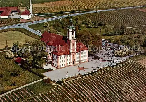 AK / Ansichtskarte Uhldingen Muehlhofen Kloster Birnau Fliegeraufnahme  Uhldingen Muehlhofen
