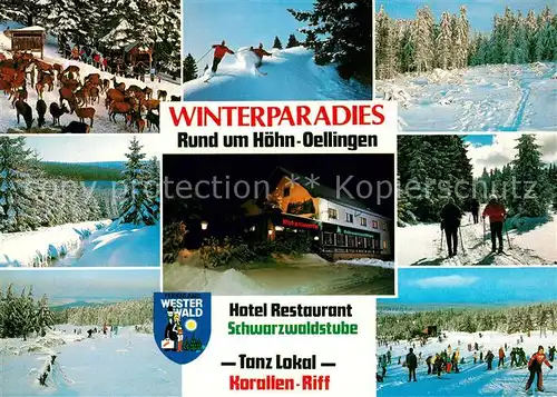 AK / Ansichtskarte Oellingen_Westerwald Hotel Schwarzwaldstube Oellingen_Westerwald