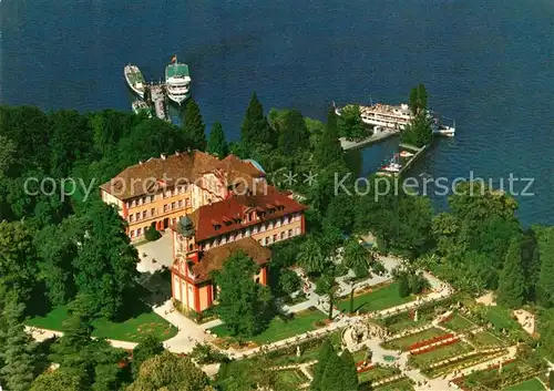 AK / Ansichtskarte Mainau Fliegeraufnahme Schloss Kirche  Mainau