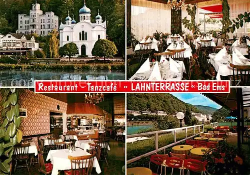AK / Ansichtskarte Bad_Ems Restaurant Tanzcafe Lahnterrasse Bad_Ems
