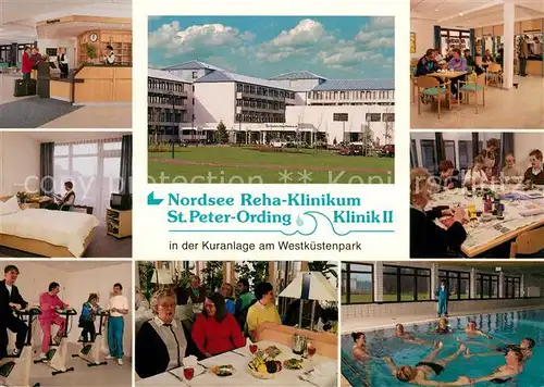 AK / Ansichtskarte St_Peter Ording Nordsee Reha Klinikum Klinik II Kuranlage im Westkuestenpark St_Peter Ording