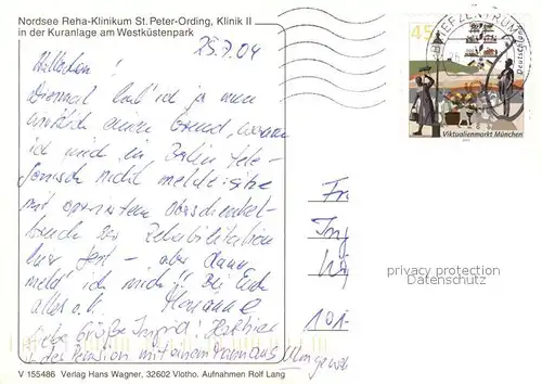 AK / Ansichtskarte St_Peter Ording Nordsee Reha Klinikum Klinik II Kuranlage im Westkuestenpark St_Peter Ording