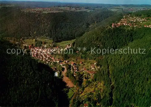 AK / Ansichtskarte Bad_Teinach Zavelstein Schwarzwald Fliegeraufnahme Bad_Teinach Zavelstein