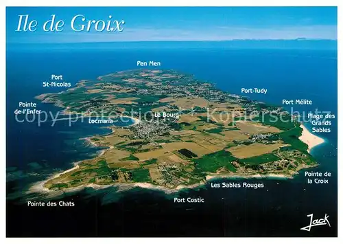 AK / Ansichtskarte Ile_de_Groix Vue aerienne 