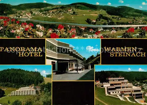 AK / Ansichtskarte Warmensteinach Panorama Hotel Ravenna Hotelkette Fichtelgebirge Landschaftspanorama Warmensteinach