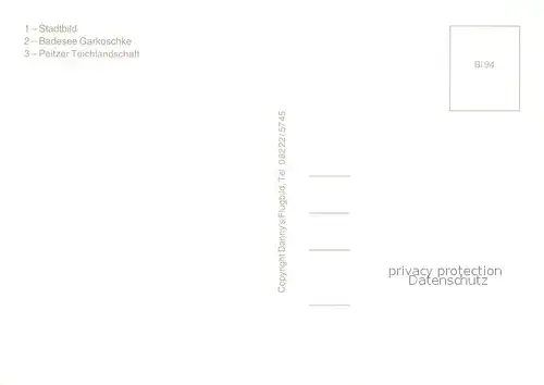 AK / Ansichtskarte Peitz Fliegeraufnahme Stadtbild Badesee Garkoschke Teichlandschaft Peitz