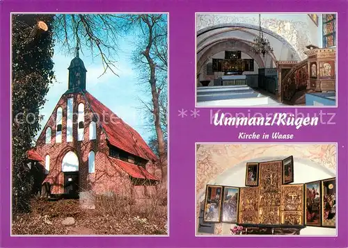 AK / Ansichtskarte Ummanz Kirche in Waase Ummanz