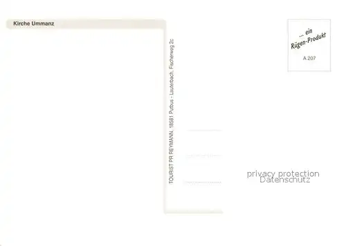 AK / Ansichtskarte Ummanz Kirche in Waase Ummanz