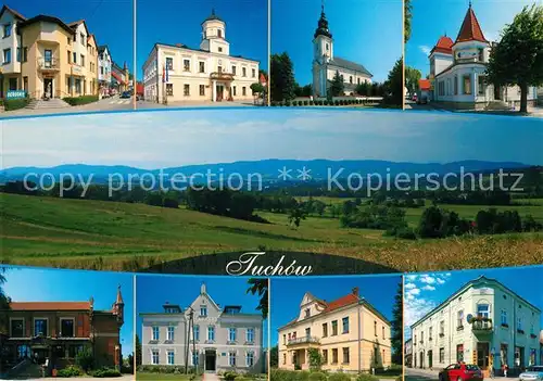 AK / Ansichtskarte Tarnow_Opolski_Tarnau Rathaus Kirchen Stadtansichten Tarnow_Opolski_Tarnau