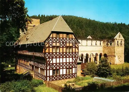 AK / Ansichtskarte Paulinzella Forsthaus Ruine Klosterkirche  Paulinzella