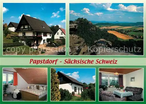 AK / Ansichtskarte Papstdorf Pension Ferienhaus Panorama Papstdorf