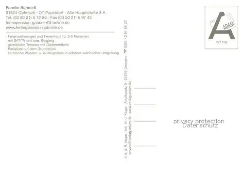 AK / Ansichtskarte Papstdorf Pension Ferienhaus Panorama Papstdorf