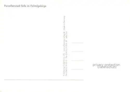 AK / Ansichtskarte Selb Stadtansichten Selb