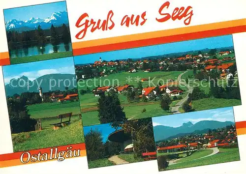 AK / Ansichtskarte Seeg Panoramen Seeg