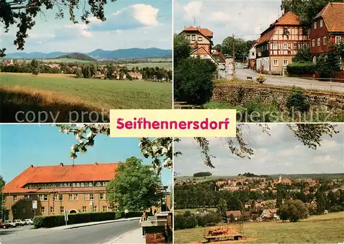 AK / Ansichtskarte Seifhennersdorf Panorama Rumburger Grenze Rathaus  Seifhennersdorf