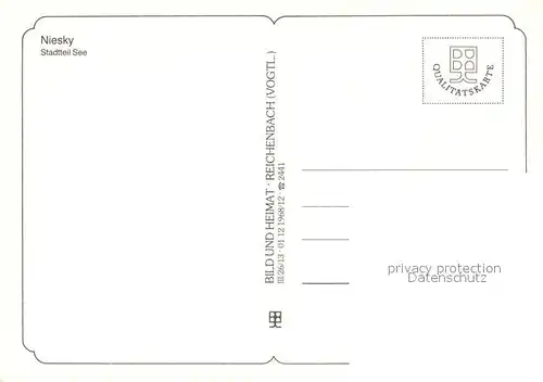 AK / Ansichtskarte See_Niesky Kirche Panorama See_Niesky