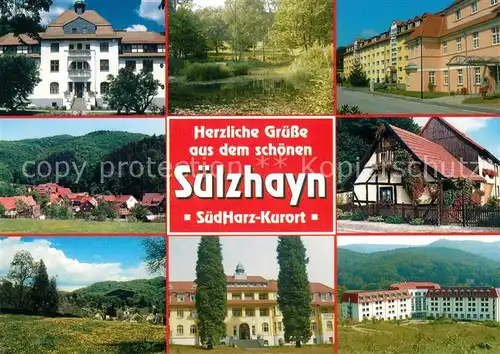 AK / Ansichtskarte Suelzhayn Haus Hohnstein Teich Kremser Park Hotel Restaurant Parkhotel  Suelzhayn
