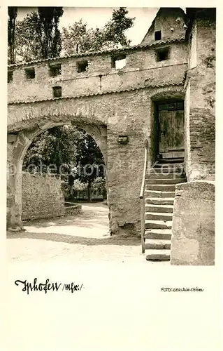 AK / Ansichtskarte Iphofen Schlosshof Iphofen