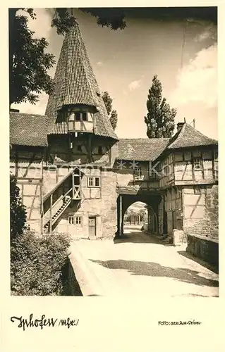 AK / Ansichtskarte Iphofen Roedelseer Tor Iphofen