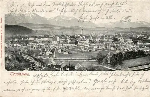 AK / Ansichtskarte Traunstein_Oberbayern Panorama Traunstein_Oberbayern