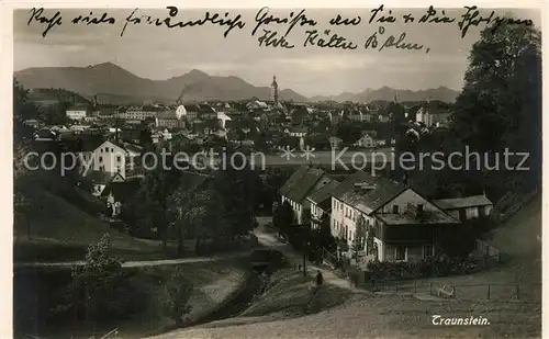 AK / Ansichtskarte Traunstein_Oberbayern Panorama Traunstein_Oberbayern