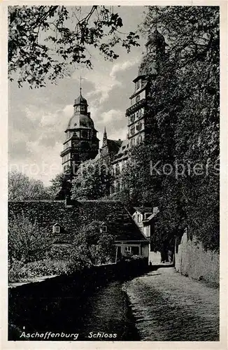 AK / Ansichtskarte Aschaffenburg_Main Schloss Aschaffenburg Main