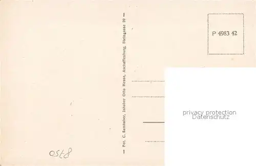 AK / Ansichtskarte Aschaffenburg_Main Schloss Aschaffenburg Main