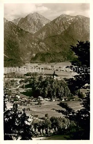 AK / Ansichtskarte Ruhpolding Panorama mit Sonntagshorn und Reiffelberg Ruhpolding