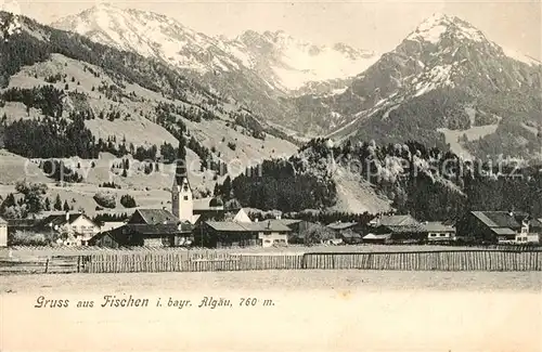 AK / Ansichtskarte Fischen_Allgaeu Panorama Fischen Allgaeu