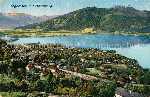 AK / Ansichtskarte Tegernsee mit Hirschberg Tegernsee