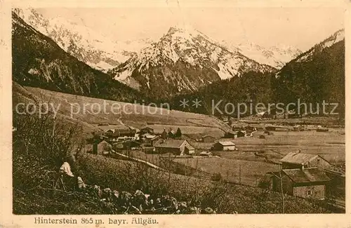 AK / Ansichtskarte Hinterstein_Bad_Hindelang Panorama Hinterstein_Bad_Hindelang