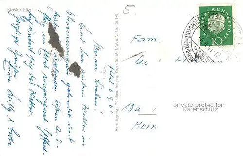 AK / Ansichtskarte Ettal Kloster Ettal Fliegeraufnahme Ettal