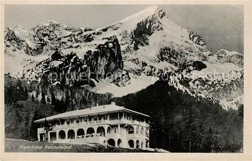 AK / Ansichtskarte Garmisch Partenkirchen Alpenhotel Raintalerhof Garmisch Partenkirchen