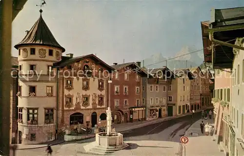 AK / Ansichtskarte Berchtesgaden Marktplatz Berchtesgaden