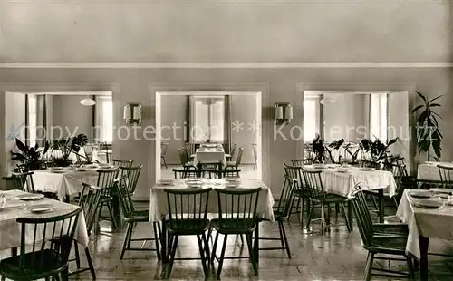 AK / Ansichtskarte Kisslegg Speisesaal im Haus Loretto Kisslegg