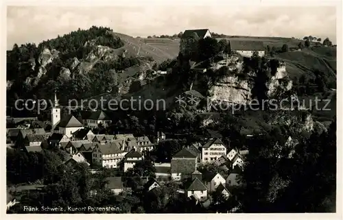 AK / Ansichtskarte Pottenstein_Oberfranken Panorama Pottenstein_Oberfranken