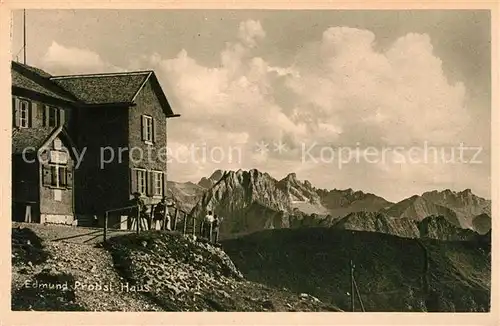 AK / Ansichtskarte Edmund_Probst_Haus am Nebelhorn Edmund_Probst_Haus