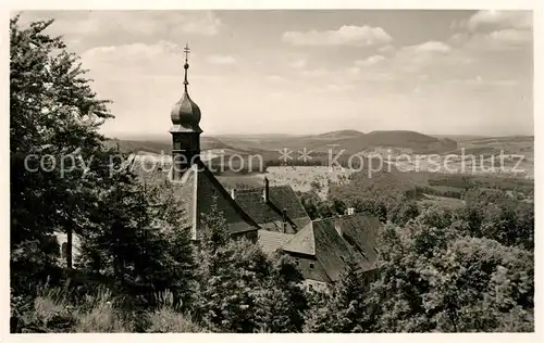 AK / Ansichtskarte Kreuzberg_Rhoen Blick zur eisernen Hand und Auersbergen Kreuzberg Rhoen