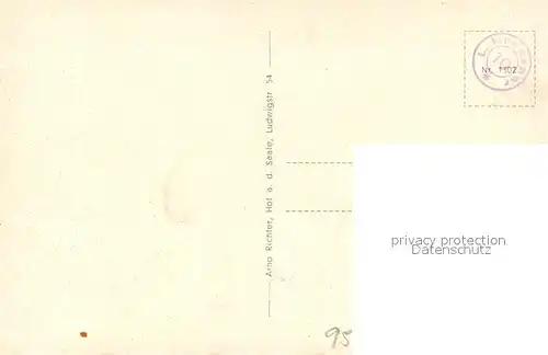 AK / Ansichtskarte Hof_Saale Panorama Hof_Saale