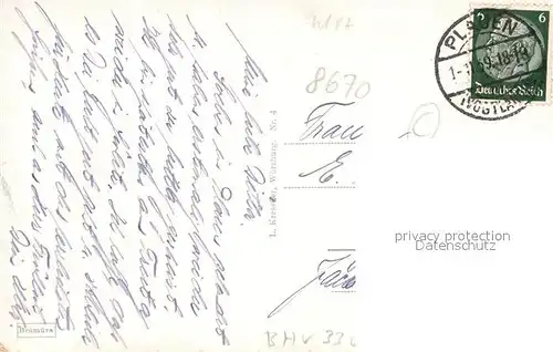 AK / Ansichtskarte Hof_Saale Panorama Hof_Saale