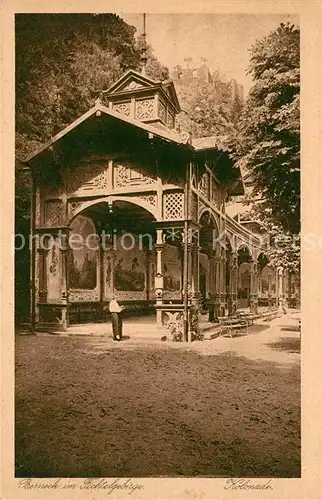 AK / Ansichtskarte Berneck_Bad Kolonnade Berneck_Bad