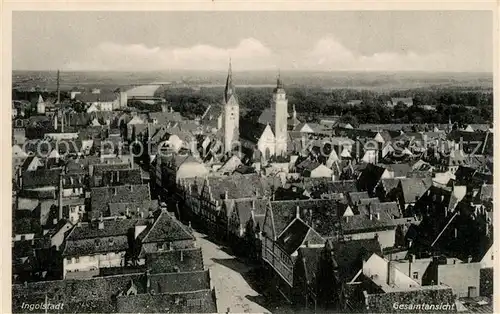 AK / Ansichtskarte Ingolstadt_Donau Panorama Ingolstadt_Donau