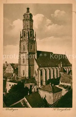 AK / Ansichtskarte Noerdlingen St Georgskirche Noerdlingen