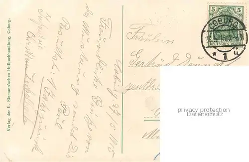 AK / Ansichtskarte Coburg Stadt und Veste Coburg Restauration Kapelle Coburg