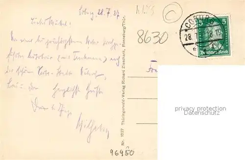 AK / Ansichtskarte Coburg Schloss Ehrenburg Coburg