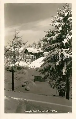 AK / Ansichtskarte Sudelfeld Berghotel Sudelfeld Sudelfeld