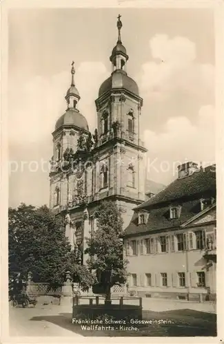 AK / Ansichtskarte Goessweinstein Wallfahrtskirche Goessweinstein