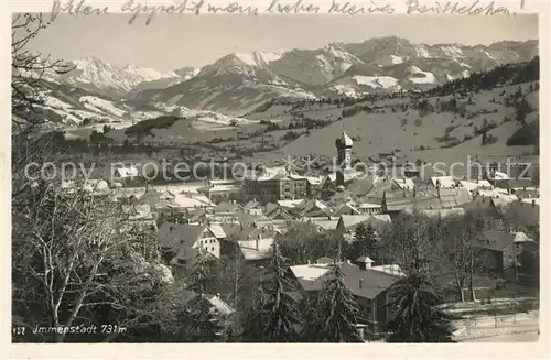 AK / Ansichtskarte Immenstadt_Allgaeu Panorama Immenstadt_Allgaeu