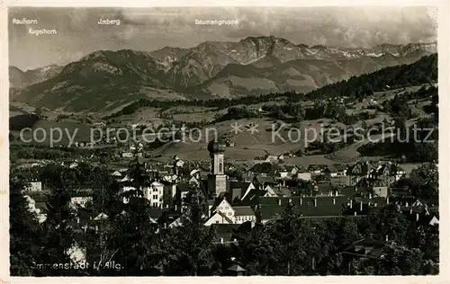 AK / Ansichtskarte Immenstadt_Allgaeu Panorama Immenstadt_Allgaeu