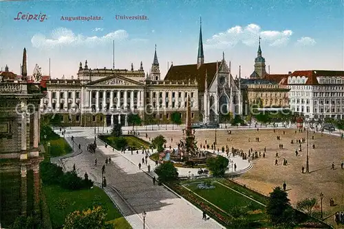 AK / Ansichtskarte Leipzig Augustusplatz Universitaet Leipzig